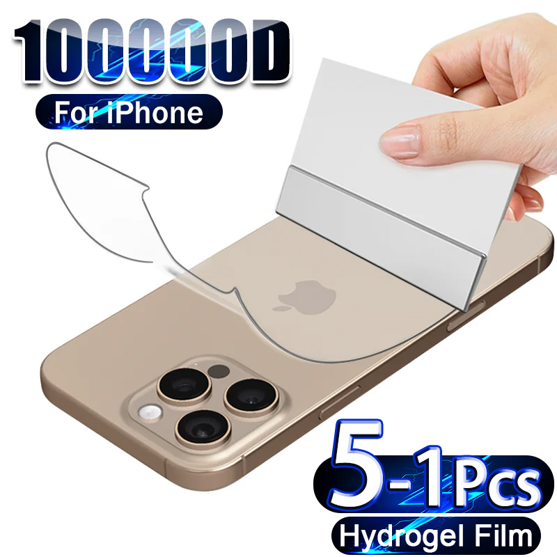 Phone Accessories Unique - 5-1Pcs Hydrogel Film For iPhone 16