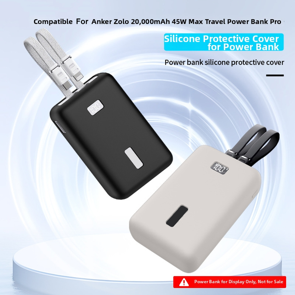 Portable Charger 20000Mah - Silicone Protective Case For Anker Zolo