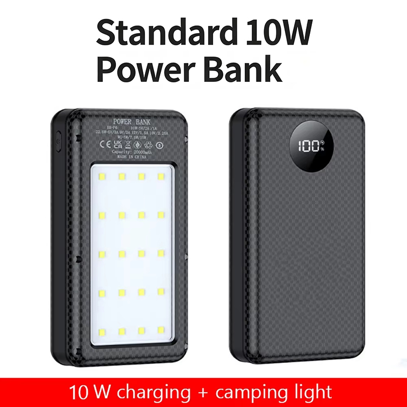 Portable Charger 20000Mah - 10W 6*18650 Power Bank Battery 18650