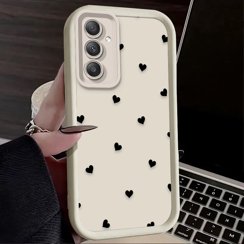 Black Love Heart Bowknot Case  - Samsung Accessories Phone ulasan dan harga