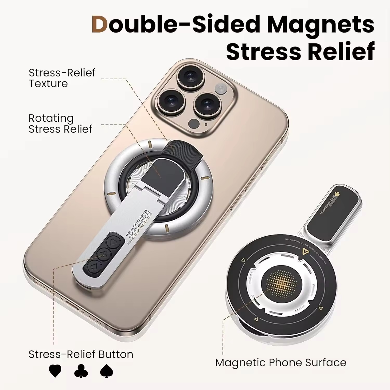 Double Sided Magnetic Finger R - Phone Accessories Vendor ulasan dan harga