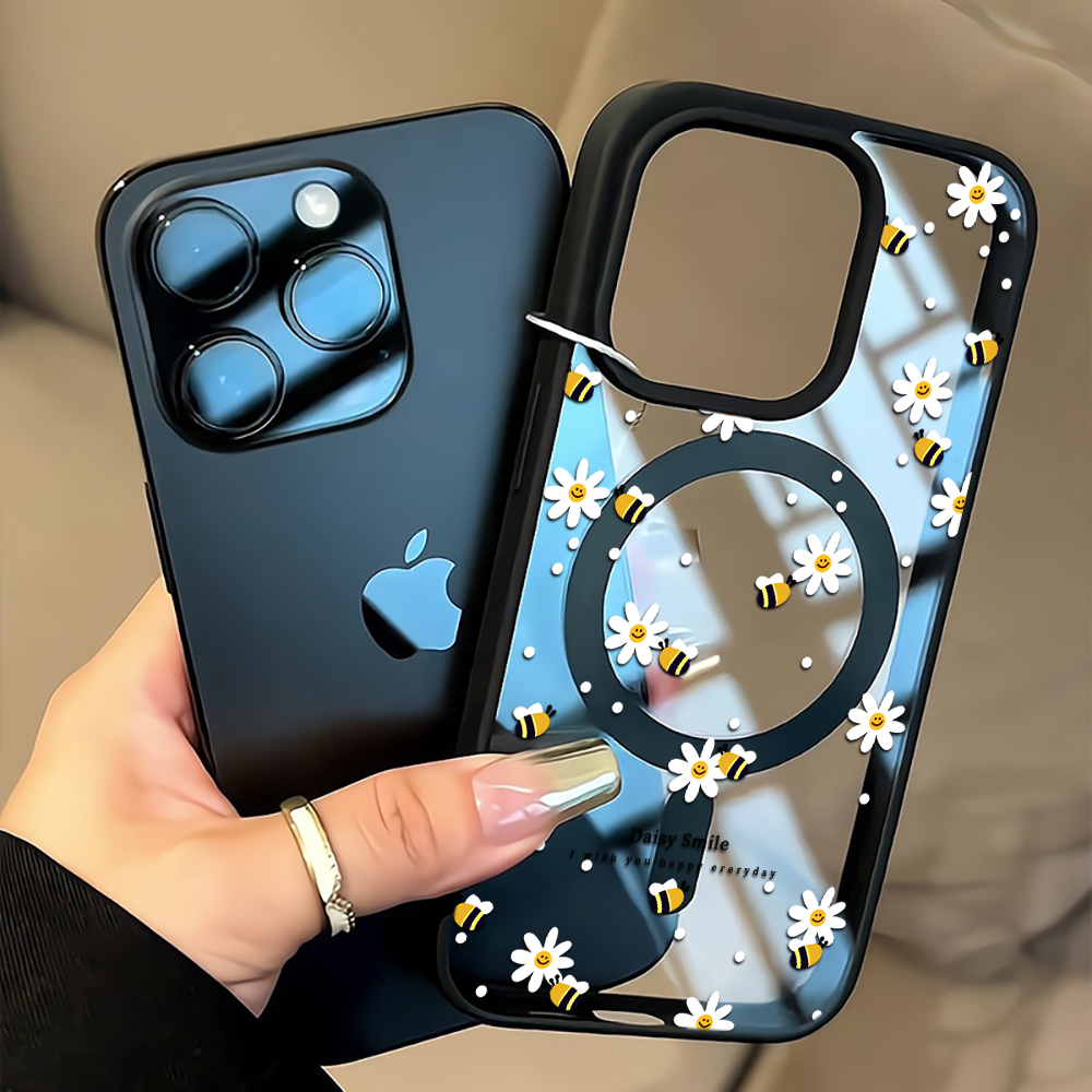 Fresh Daisy Bee Phone Case For - Magnetic Phone Case ulasan dan harga