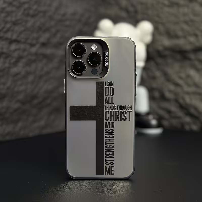 Anti Fingerprint Cross Bible P - Phone Accessories To Sell ulasan dan harga