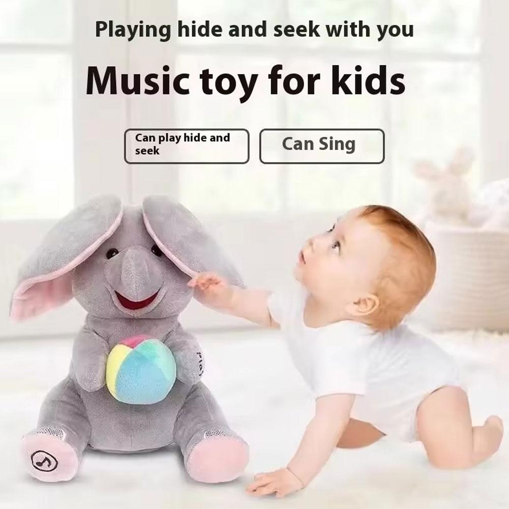 Hide and Seek Elephant Plush T - Phone Accessories Baby ulasan dan harga