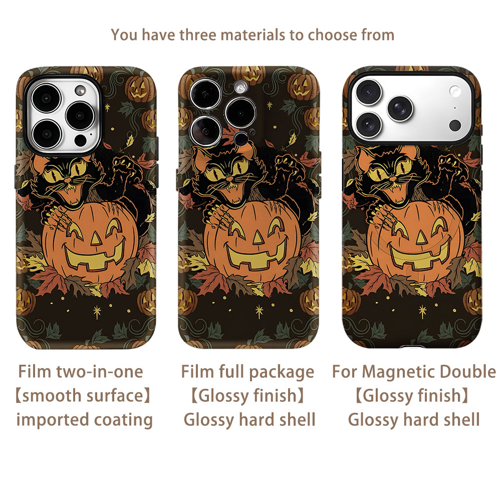 Vintage Halloween Cat For Magn - Magnetic Phone Case ulasan dan harga