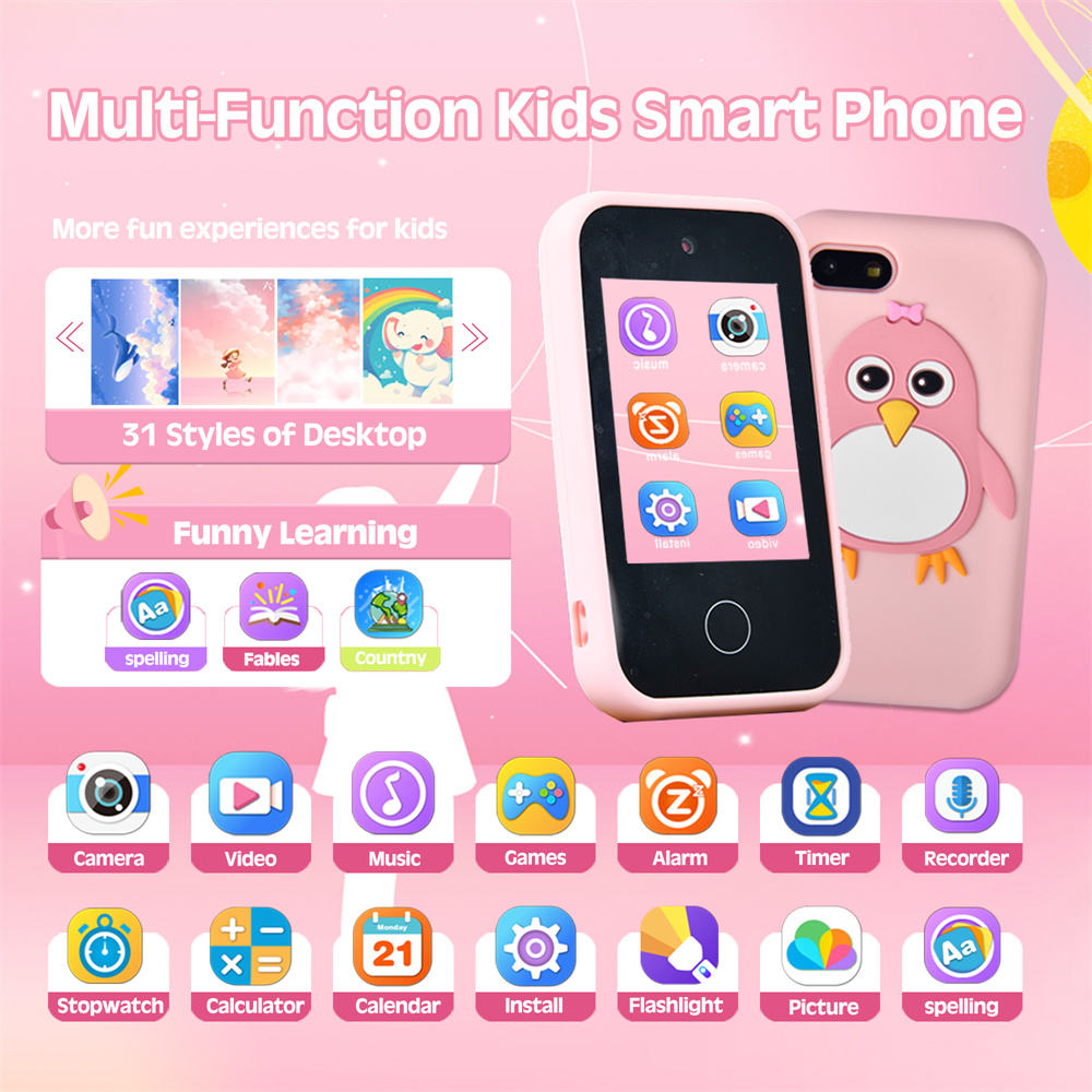 Kids Smart Phone Educational T - Phone Accessories Baby ulasan dan harga