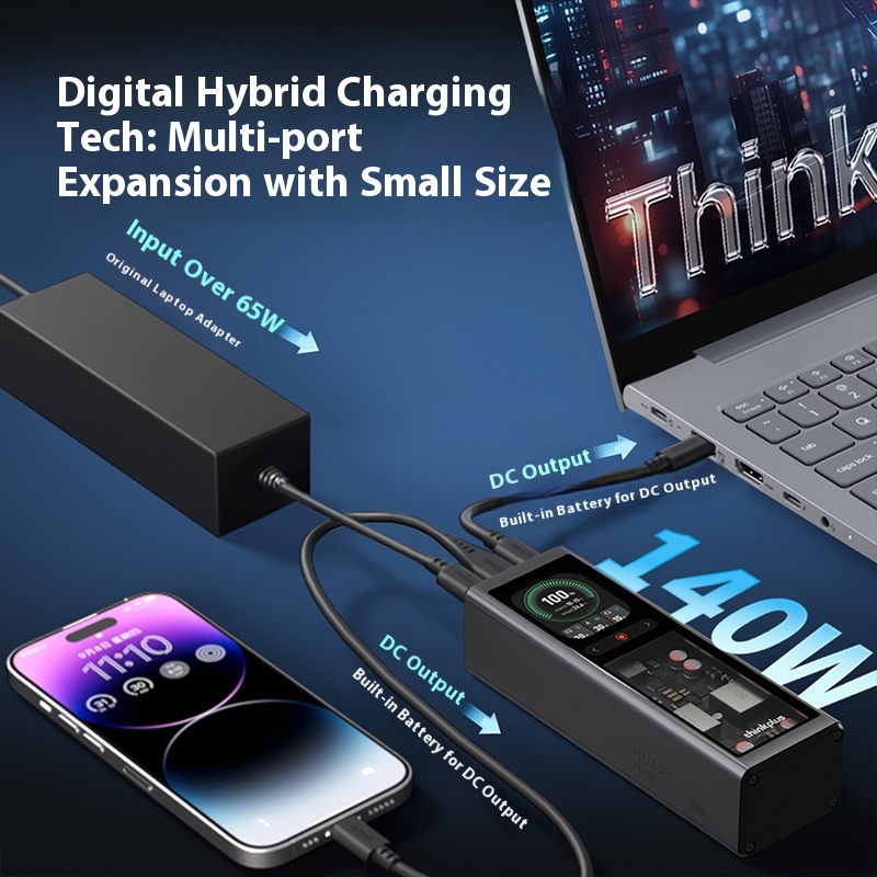 Sales LE Thinkplus FLUXO Serie - Portable Charger 20000Mah ulasan dan harga