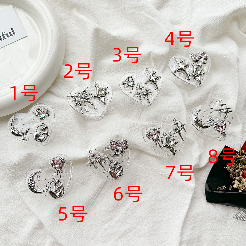 Clear Heart Phone Grip Holder  - Phone Accessories Vendor ulasan dan harga