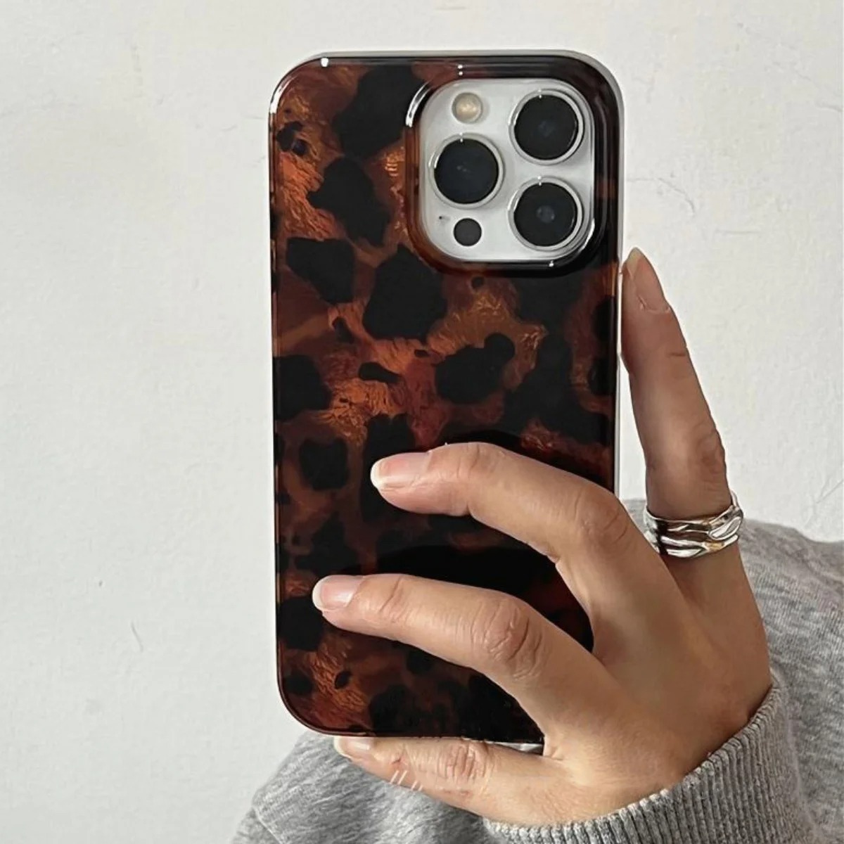 Retro Amber Texture Laser Phon - Phone Accessories To Sell ulasan dan harga