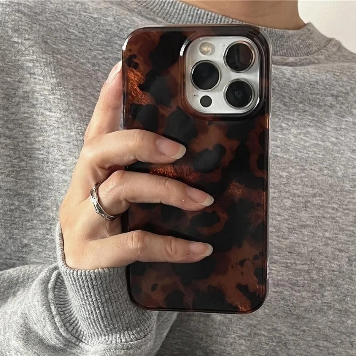 Retro Amber Texture Laser Phon - Phone Accessories To Sell ulasan dan harga