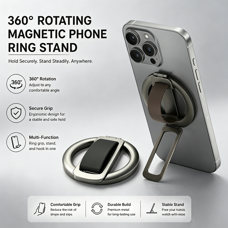 360° Rotation Magnetic Phone R - Phone Accessories Vendor ulasan dan harga
