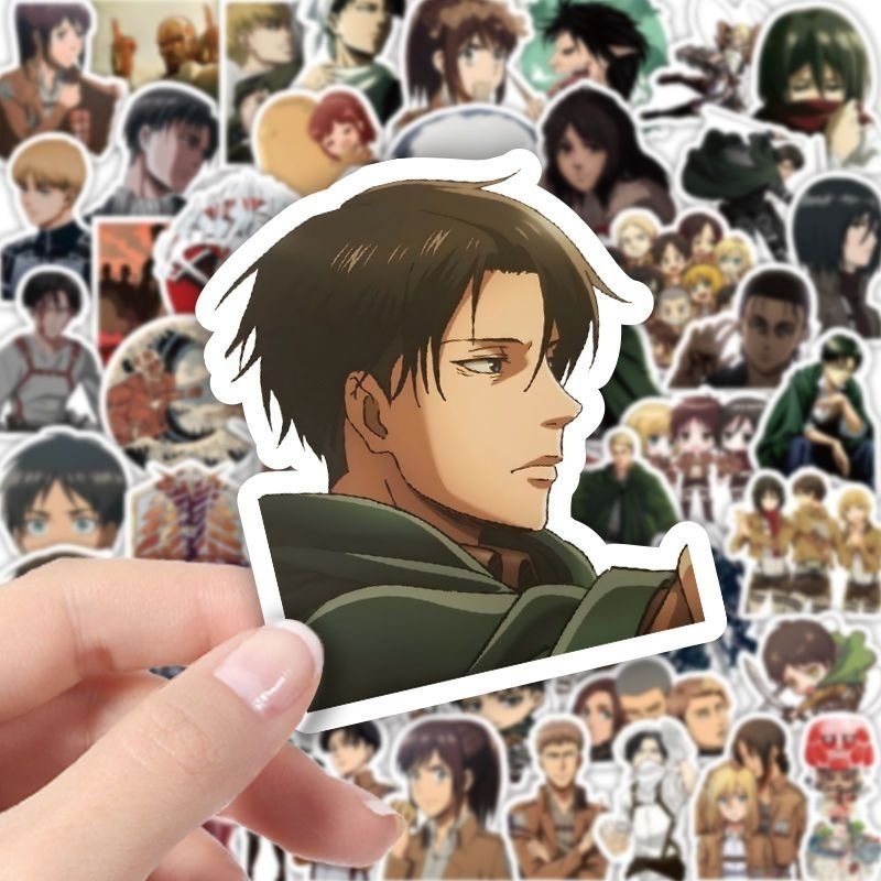60Pcs Attack on Titan Anime St - Phone Accessories Items ulasan dan harga