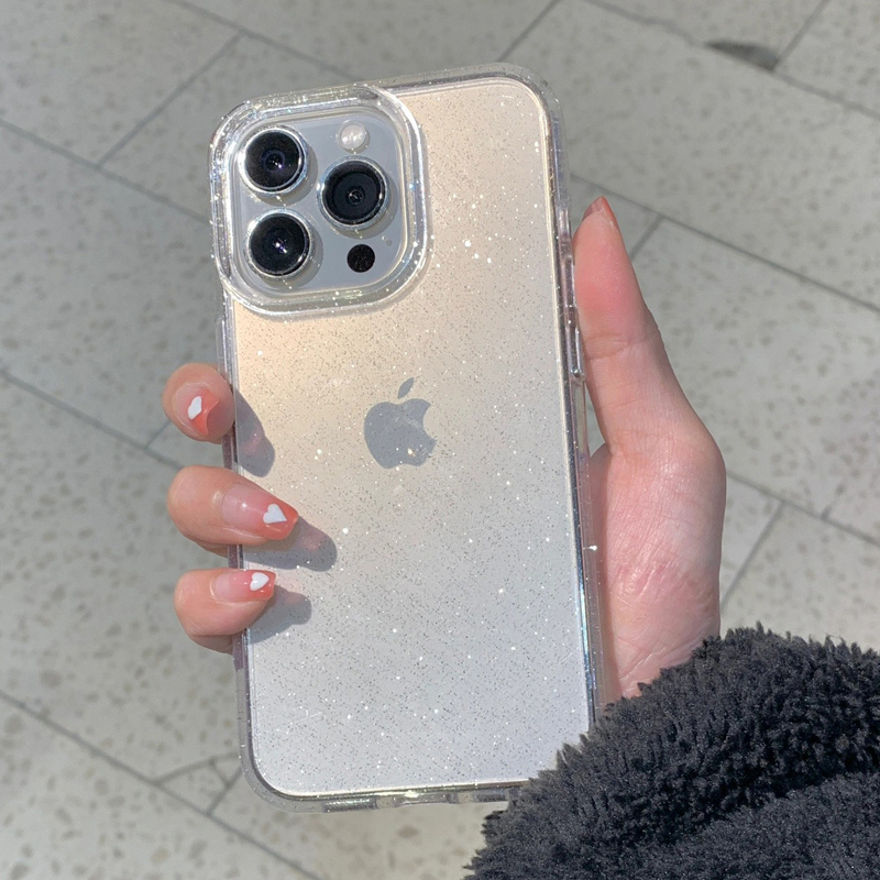 Transparent Simple Glitter Pho - Phone Accessories To Sell ulasan dan harga