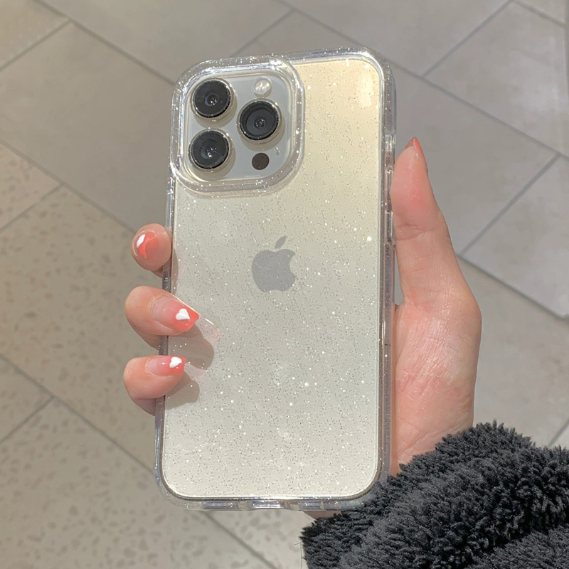 Transparent Simple Glitter Pho - Phone Accessories To Sell ulasan dan harga