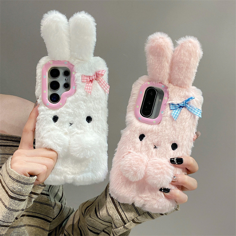 Koren 3D Cartoon Bowknot Rabbi - Samsung Accessories Phone ulasan dan harga