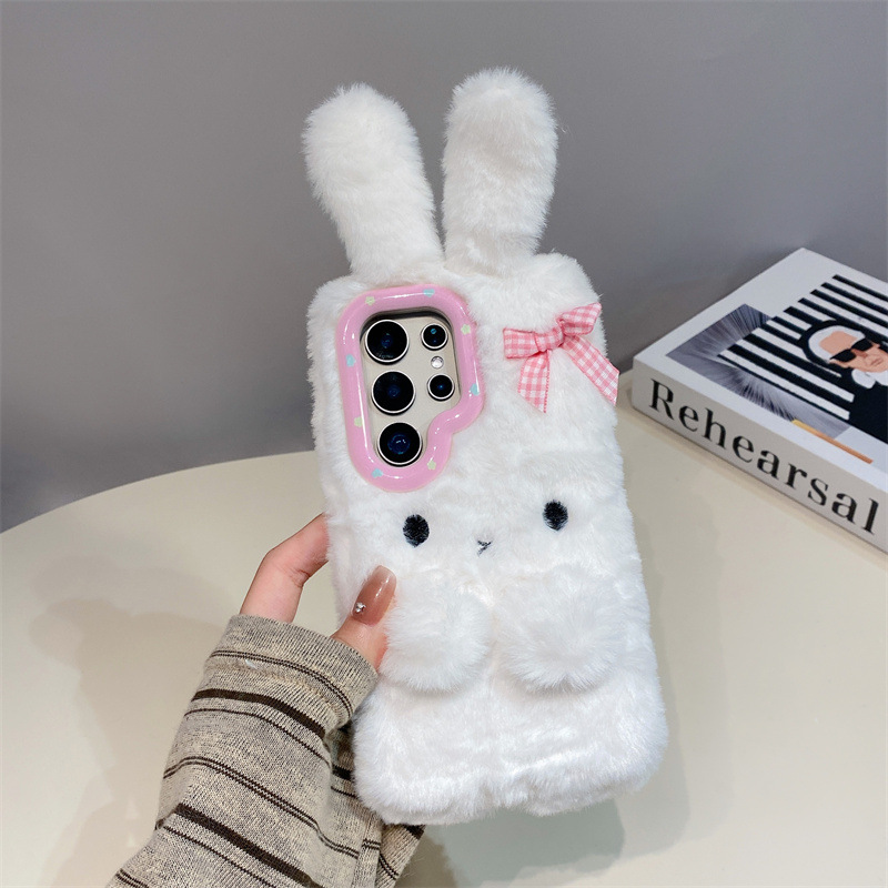 Koren 3D Cartoon Bowknot Rabbi - Samsung Accessories Phone ulasan dan harga