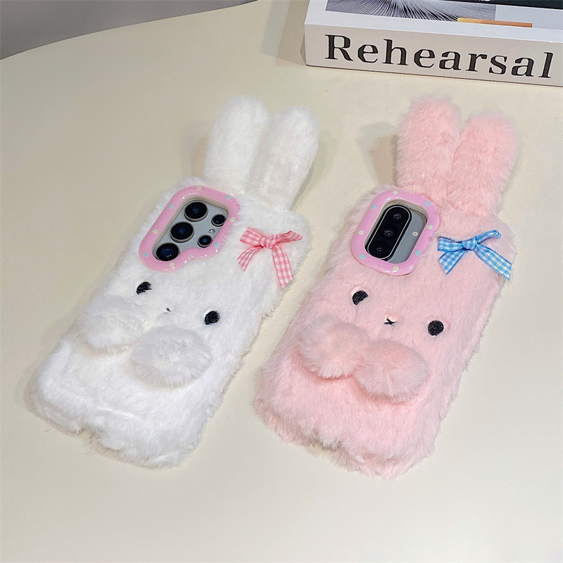 Koren 3D Cartoon Bowknot Rabbi - Samsung Accessories Phone ulasan dan harga