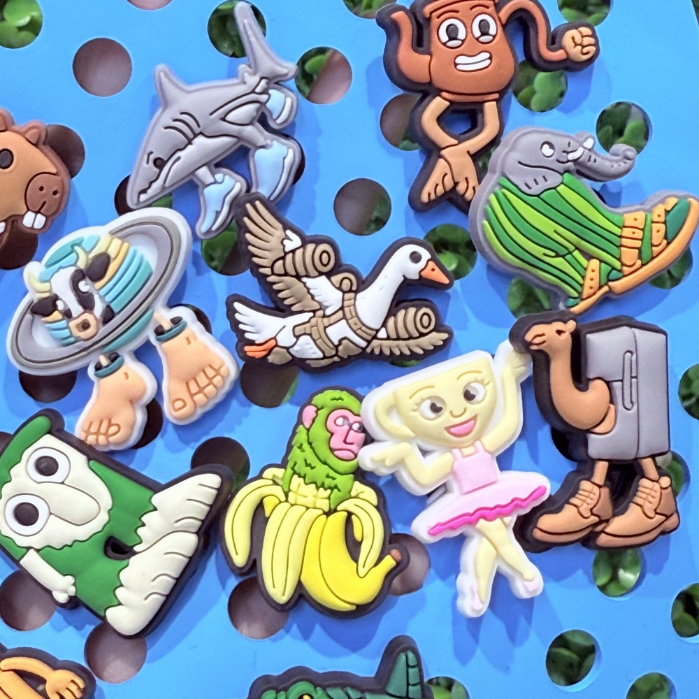1-13Pcs Shark Elephant Monkry  - Phone Accessories Unique ulasan dan harga