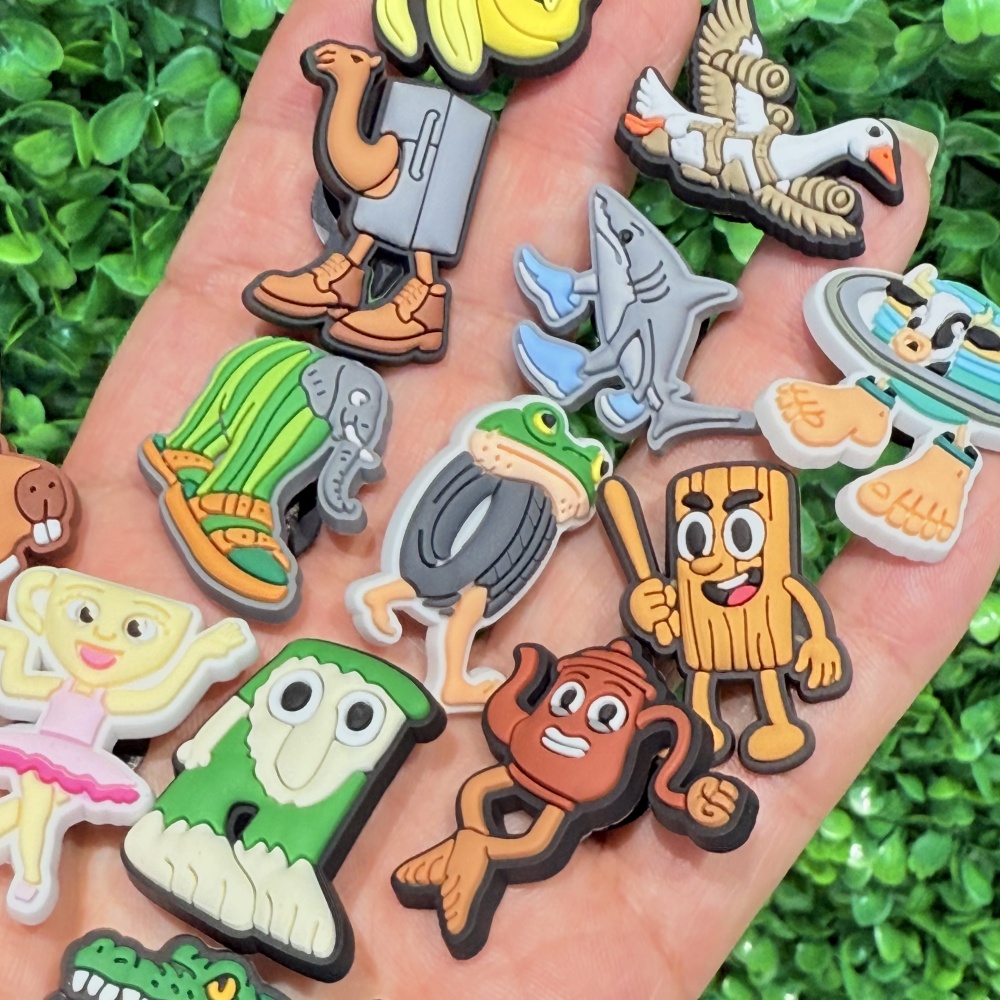 1-13Pcs Shark Elephant Monkry  - Phone Accessories Unique ulasan dan harga