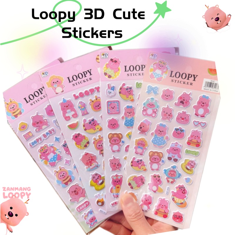 New Pororo Anime Cute Loopy 3D - Phone Accessories Items ulasan dan harga