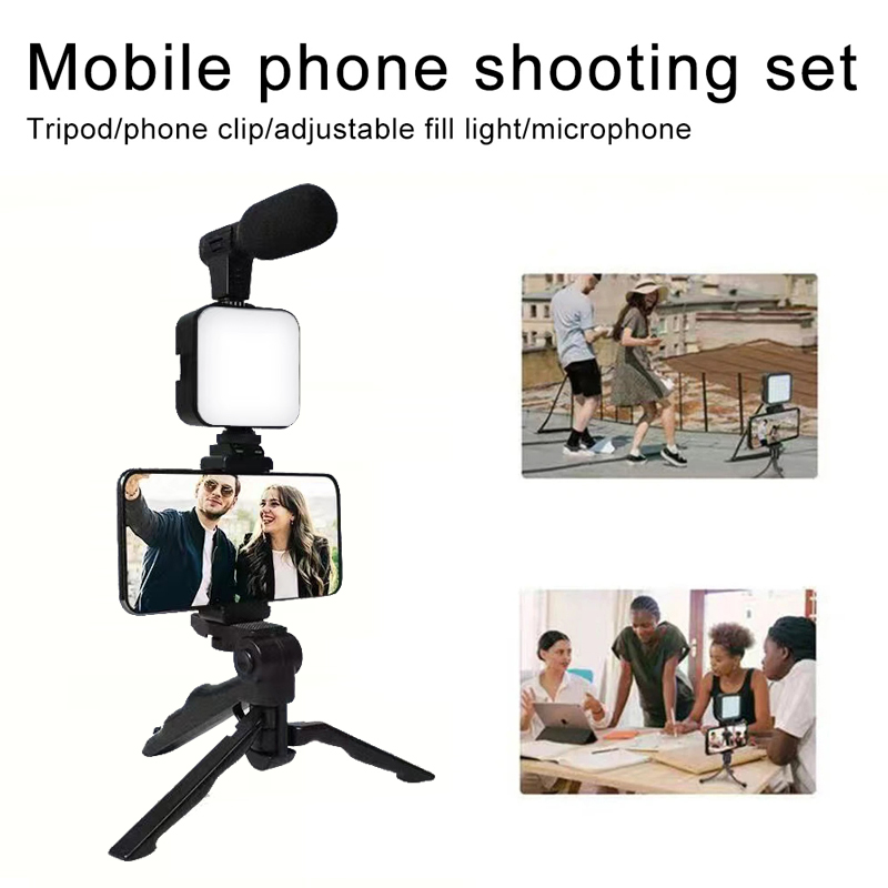 AY49 Smartphone Vlogging Kit W - Youtube Phone Accessories ulasan dan harga